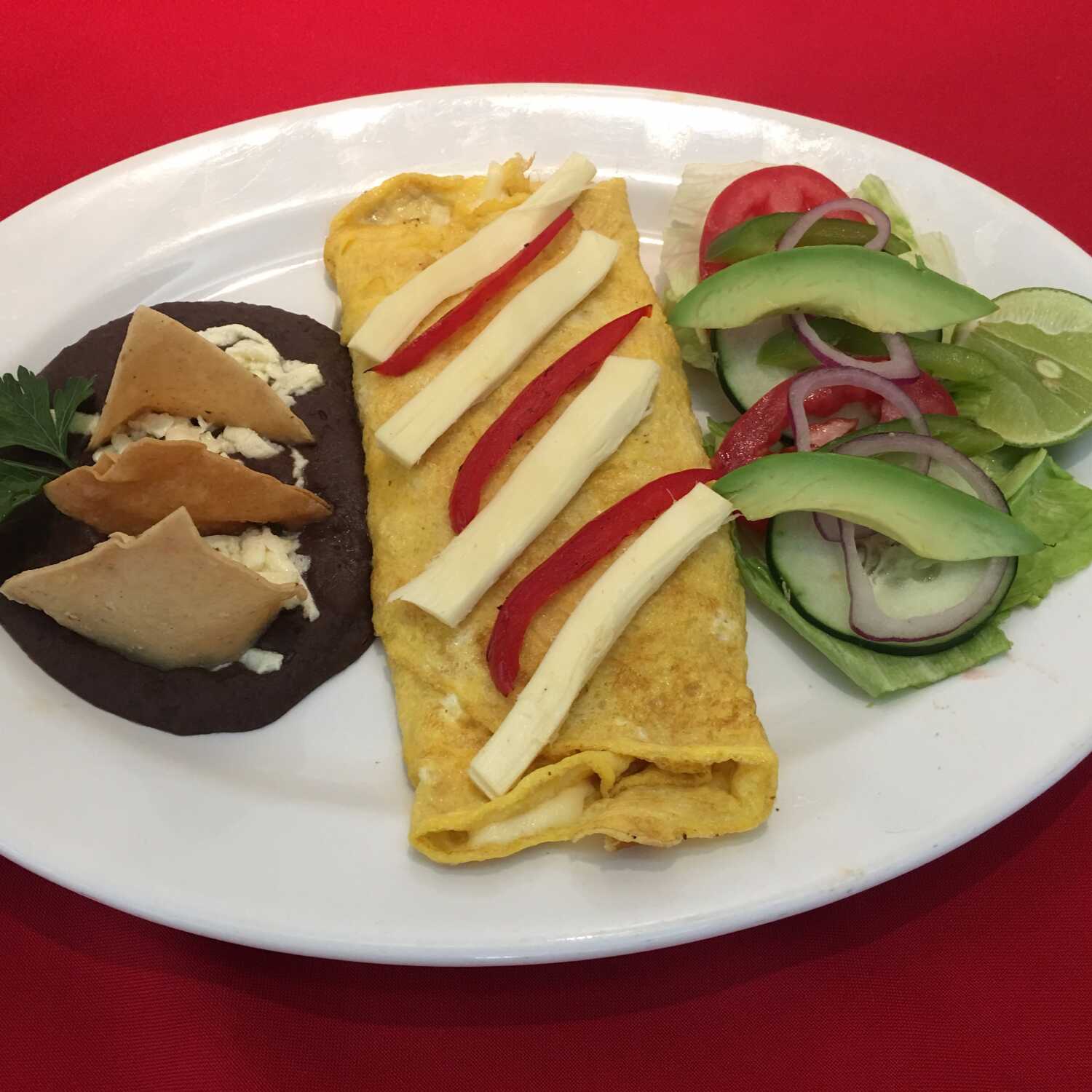 Omelet de quesillo