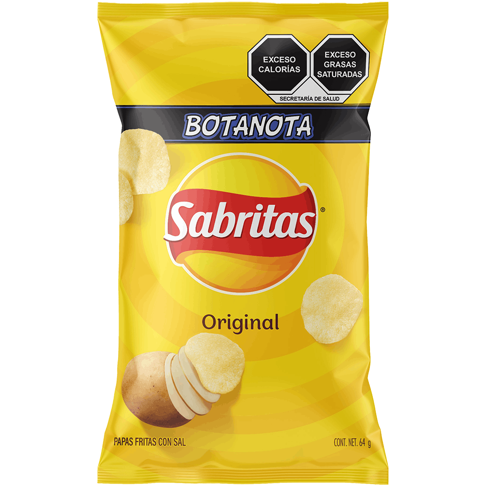 SABRITAS SAL BOT HBSF 64GRX25X1