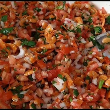 Orden de Ensalada de Camaron Seco