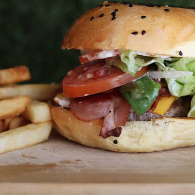 Hamburguesa Sonora + Agua Fresca