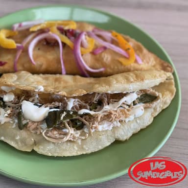 Quesadilla de Champiñones y Carne con Rajas