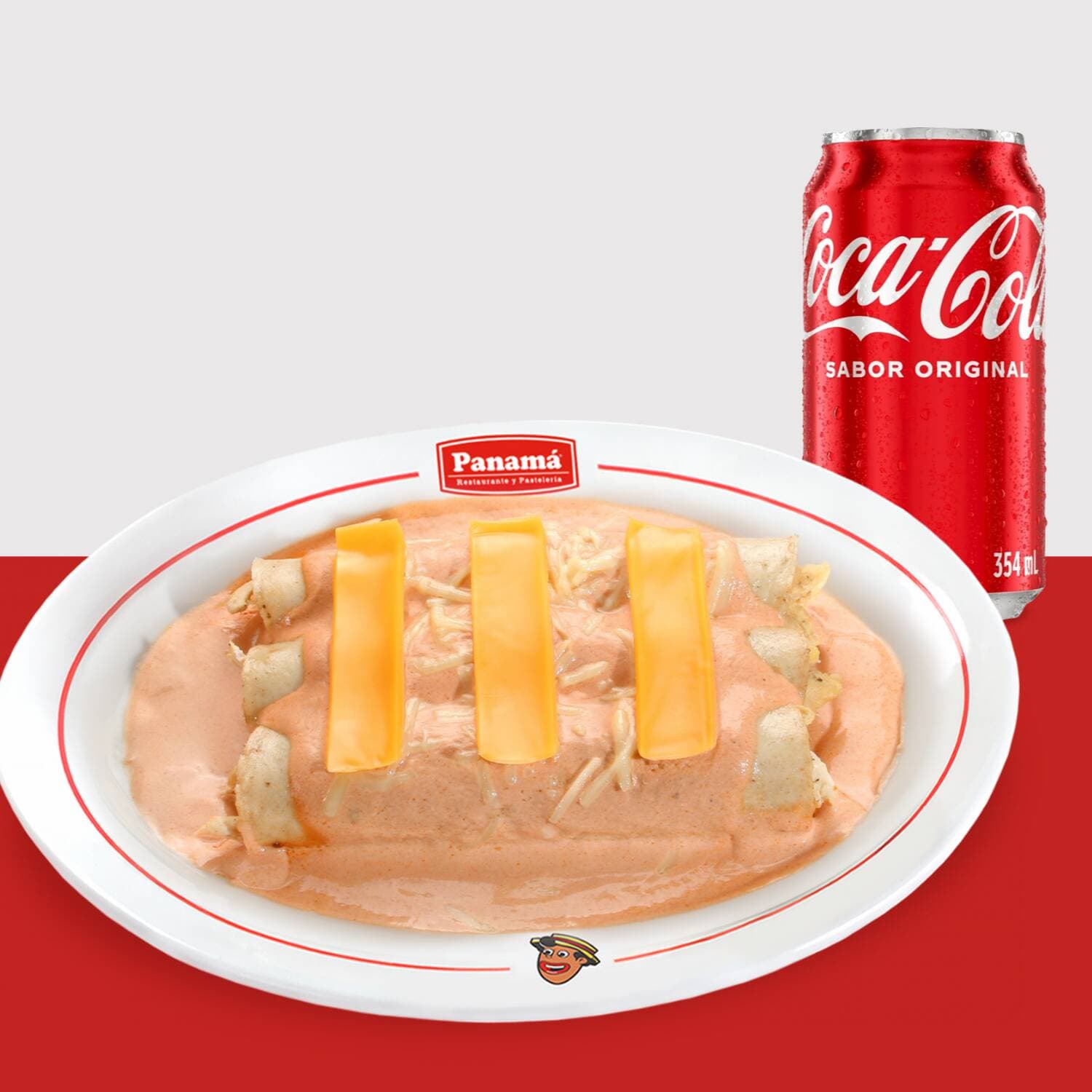 Combo-Coca cola Enchiladas