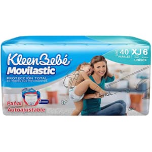 PAÑAL KLEEN BB MOVILASTIC EXT JUM 40 PZA