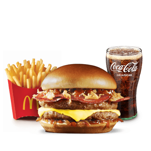 McCombo Mediano Crispy Onion Barbecue 2 Carnes