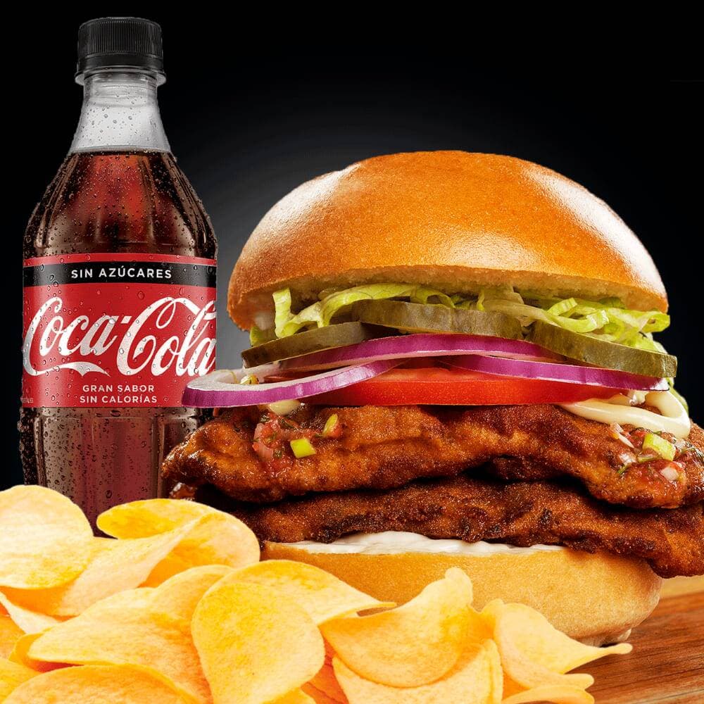 Combo Chicken Chuleta Burger