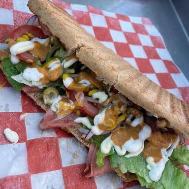Panini de Jamón de Pavo con Queso