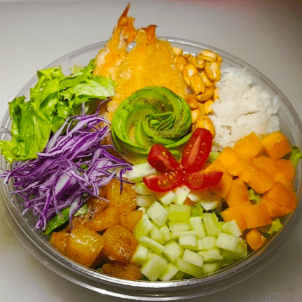 POKE BOWL CAMARON EMPANIZADO
