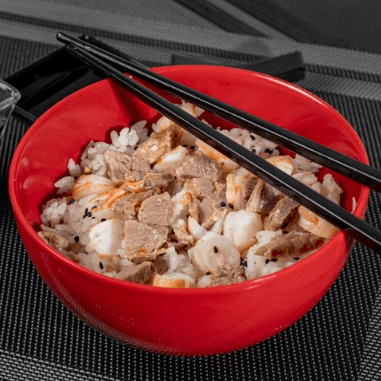 Gohan con Proteína Combinado