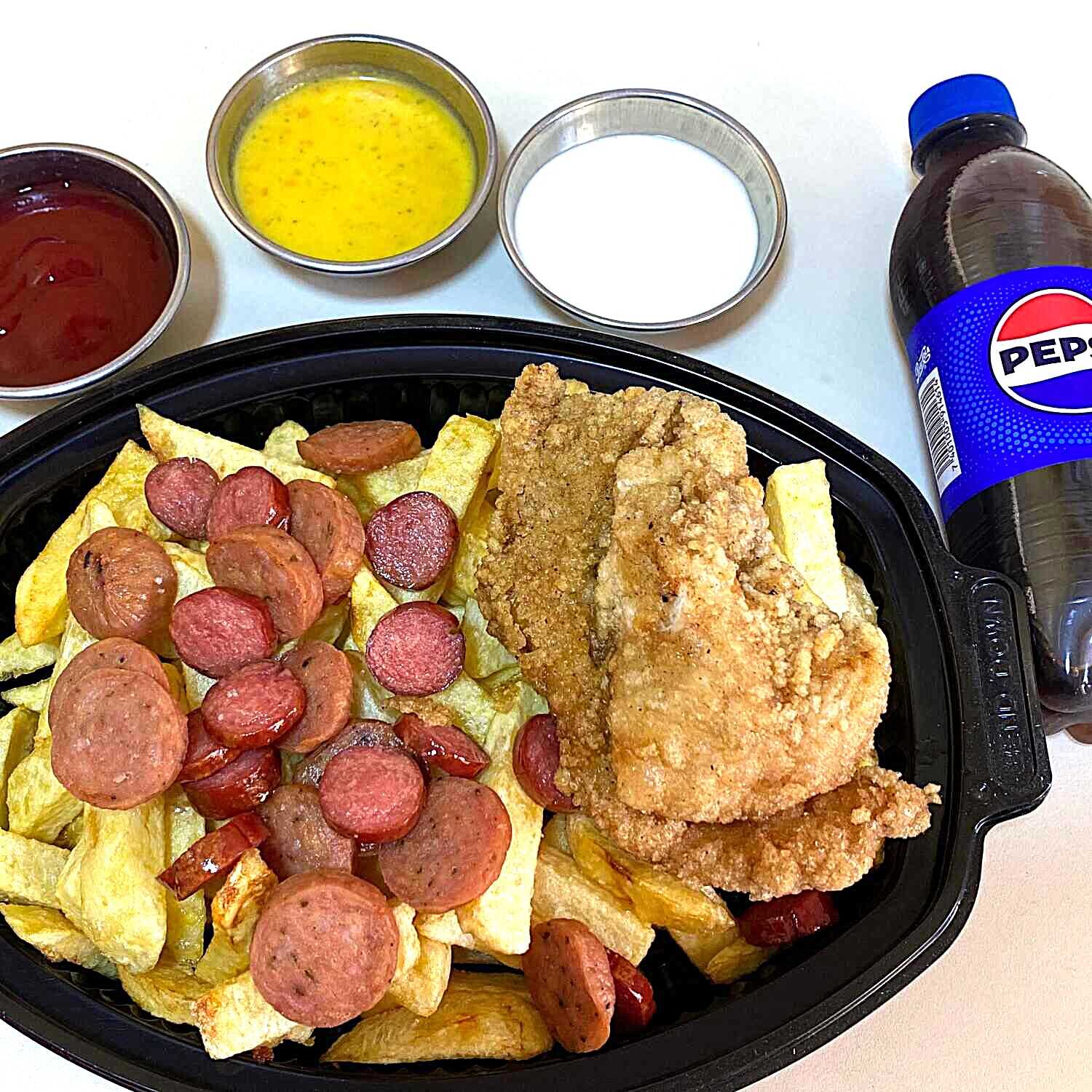 SALCHIBROASTER+PEPSI