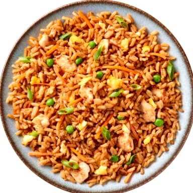 Arroz Frito con Pollo (Medio)