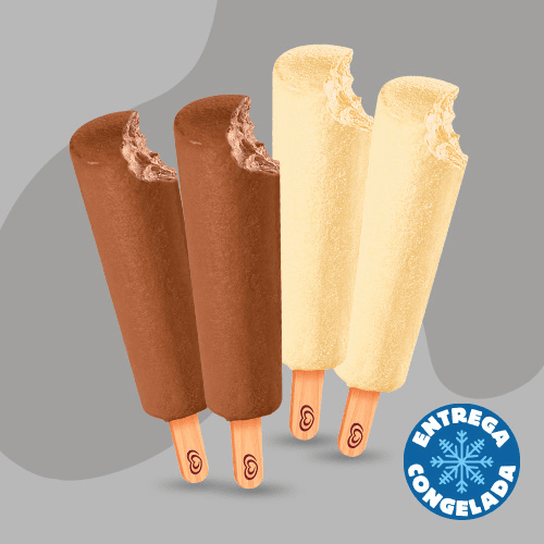 2 Paletas Mini Milk + 2 Paletas Choco Milk