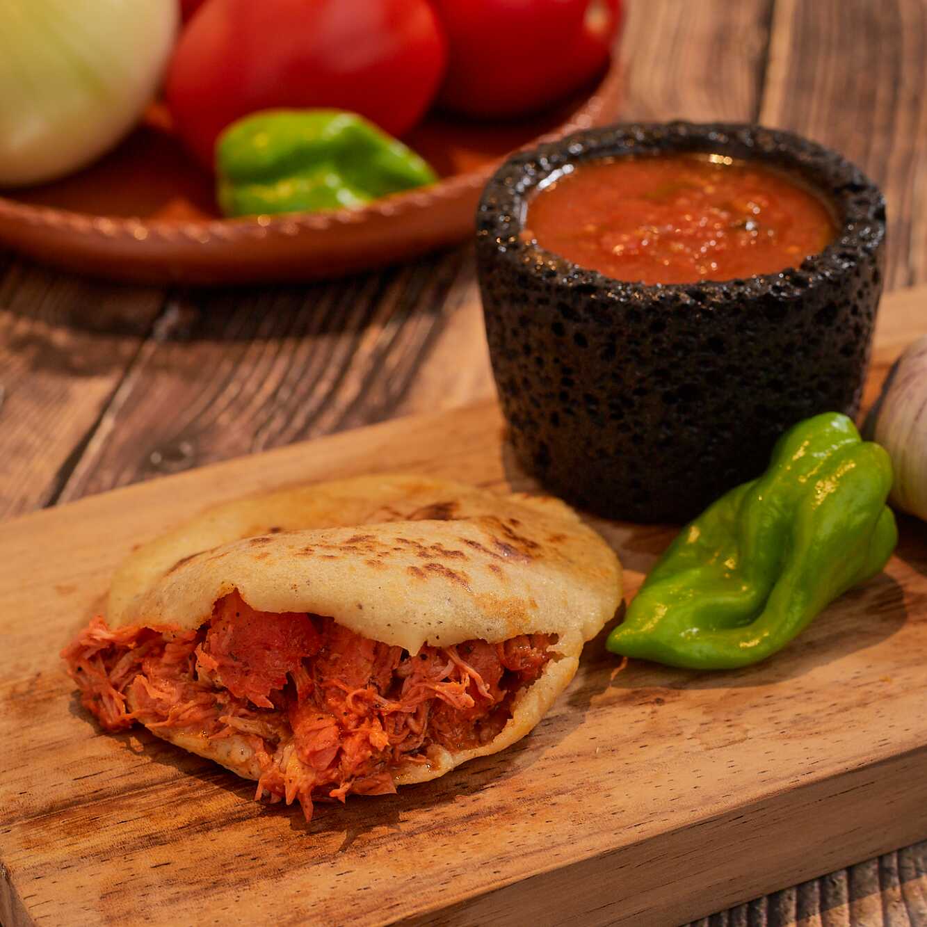 Gordita de Pollo Pibil