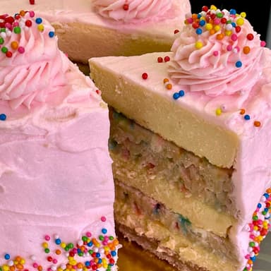 Rebanada de B-day Cake Cheesecake