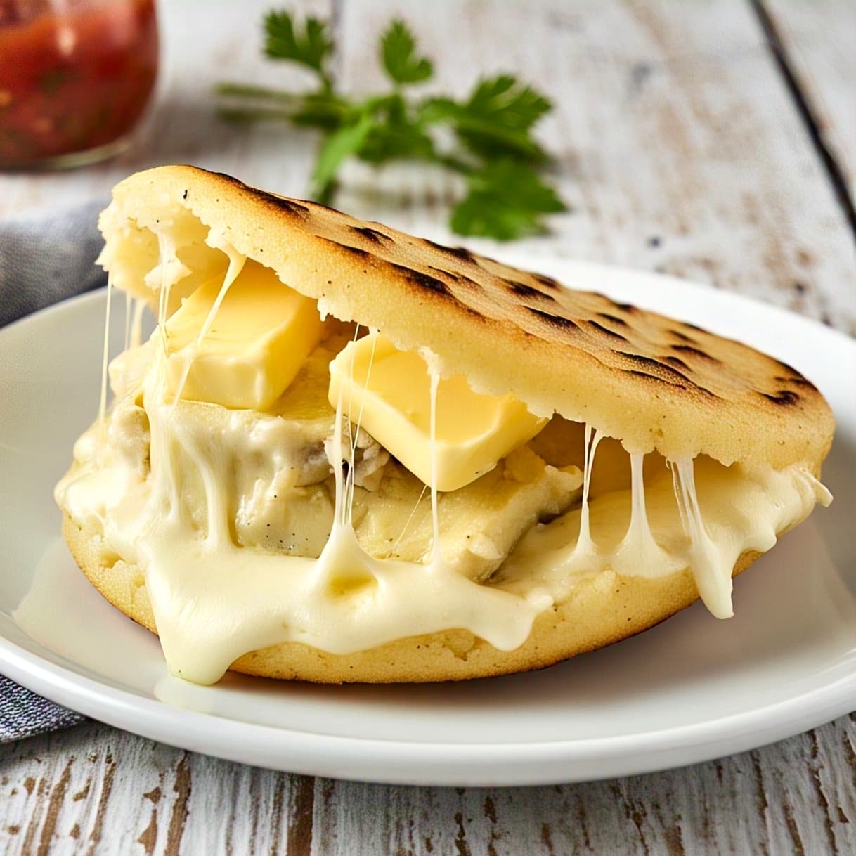 Arepa con Queso