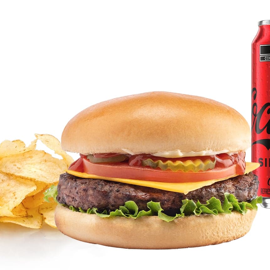 Hamburguesa con Queso (1 pza.)