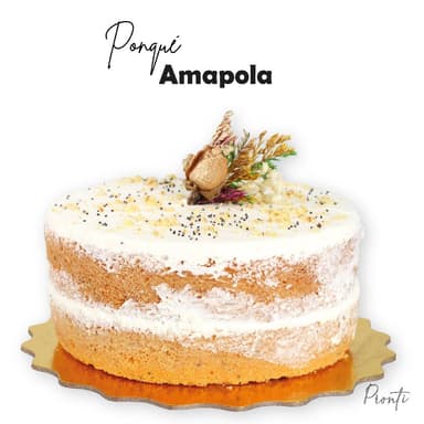 Ponqué Mediano Amapola 15 Porciones