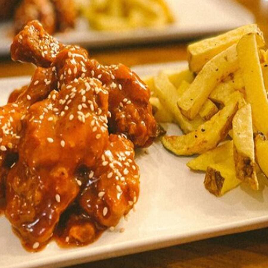 Alitas en Salsa BBQ