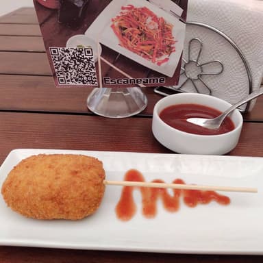 Kushiage de Plátano