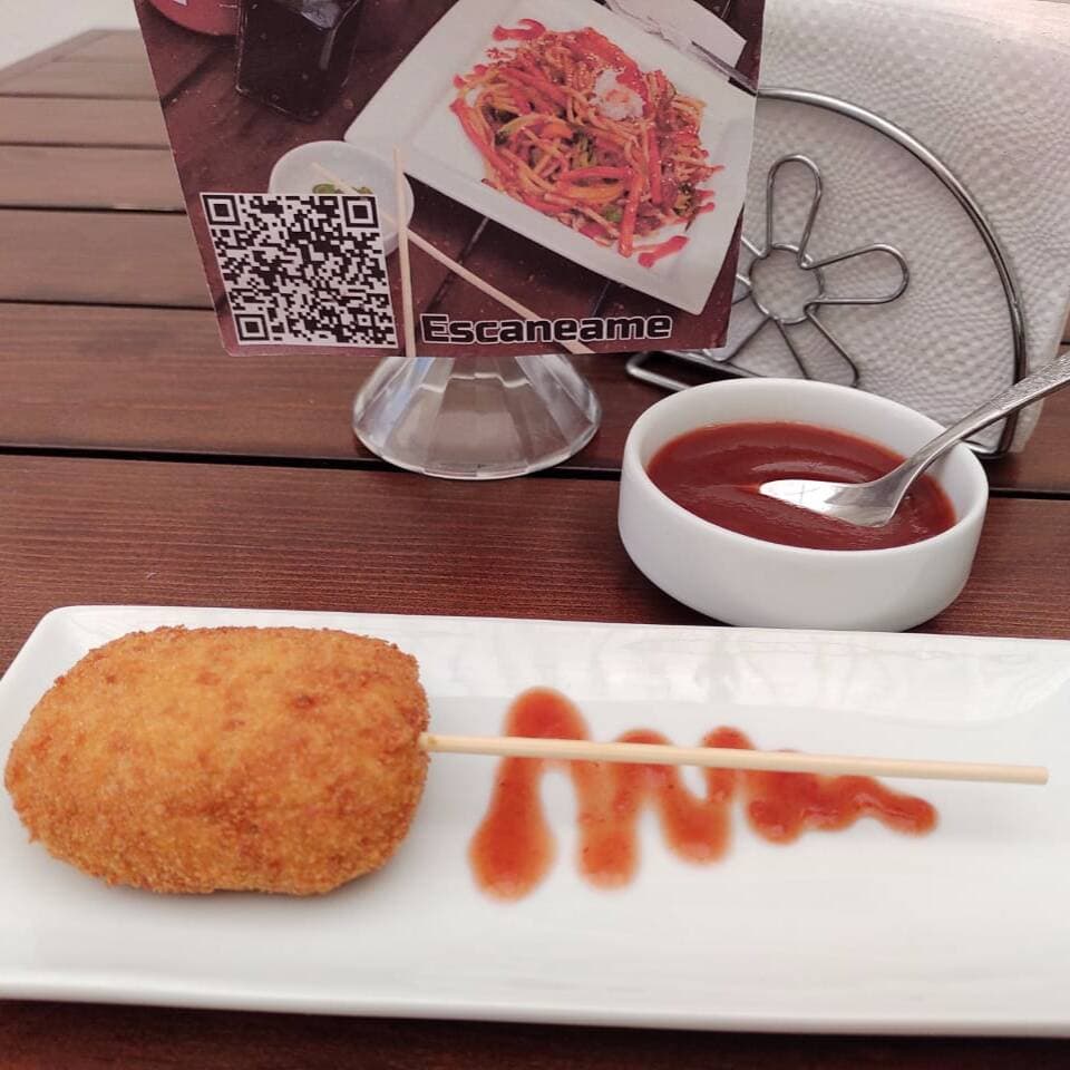 Kushiage de Plátano