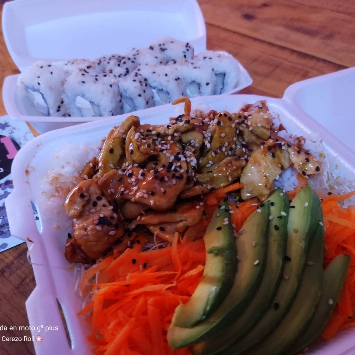 gohan teriyaki + rollo