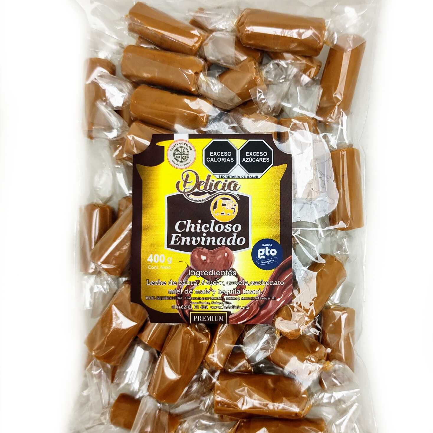 Chiclosos Enviandos 400 Gramos