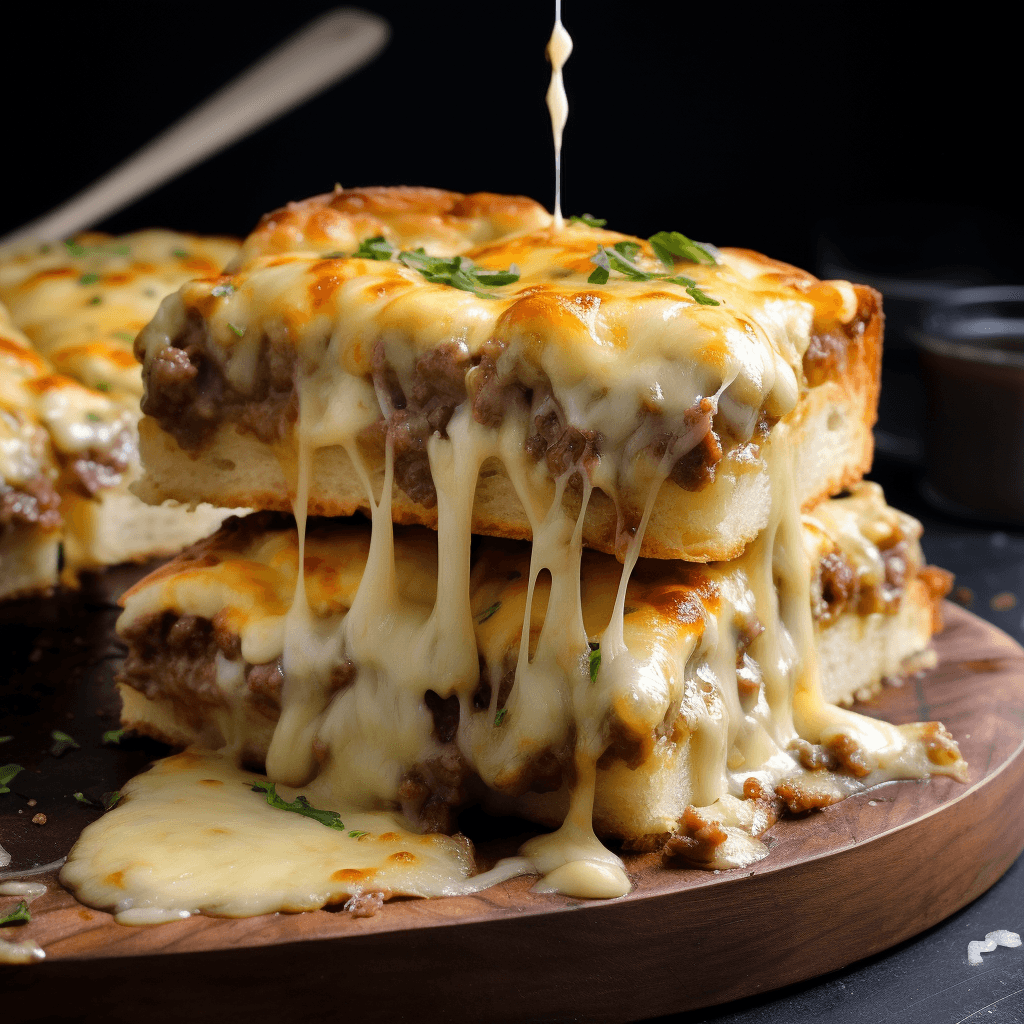 Tiras de focaccia con Boloñesa