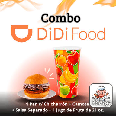 C. DIDI FOOD  . 1 Pan  +  1 Jugo