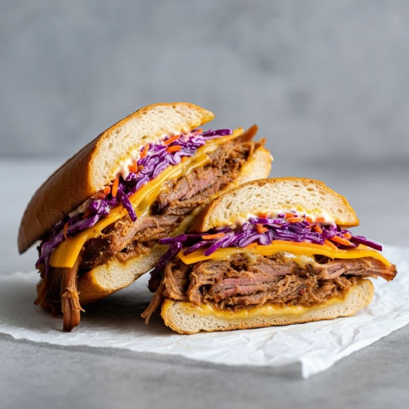 Sándwich Cerdo BBQ 22cm
