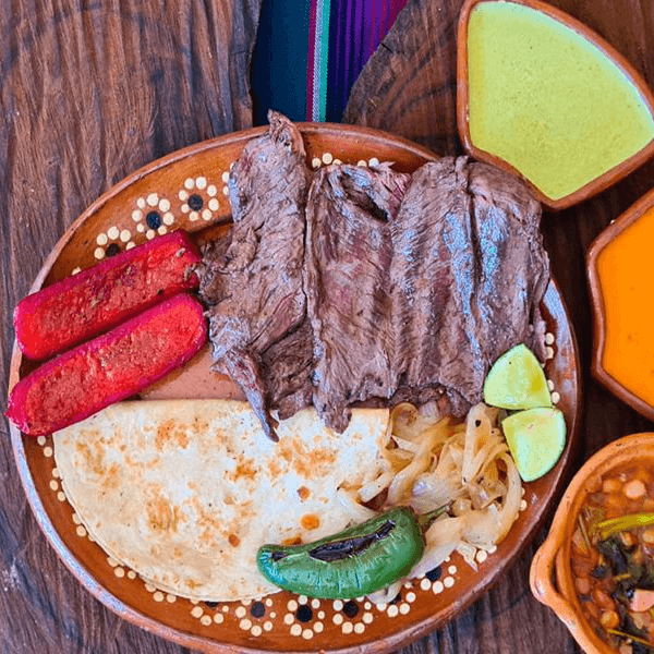 Combo Individual de Carne Asada.