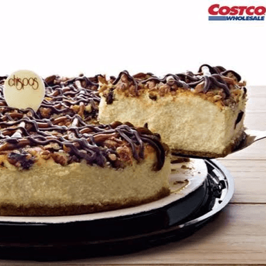 Rebanada Pastel de Queso Chispas de Chocolate