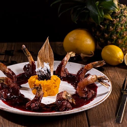 Camarones jamaiquinos
