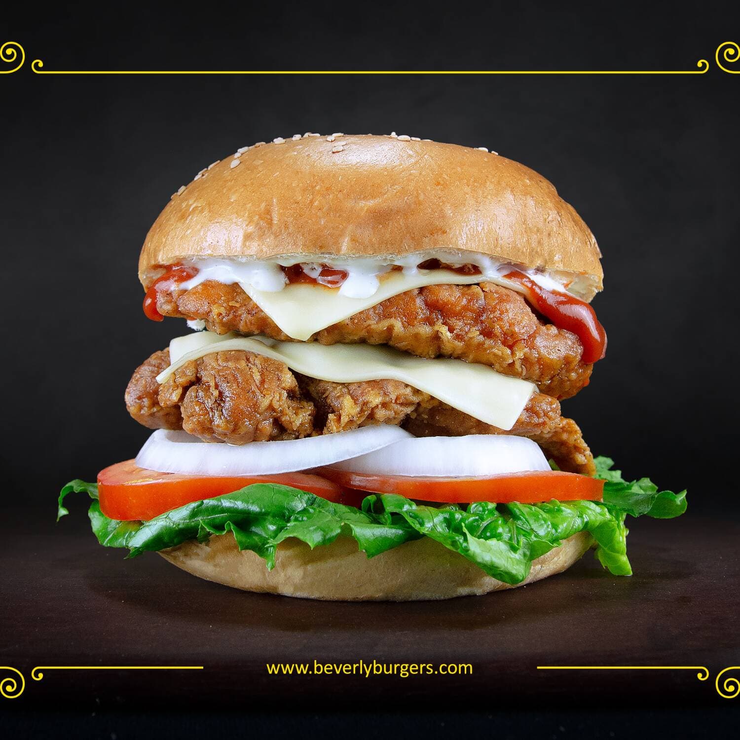 Hamburguesa de Pollo Spicy Doble