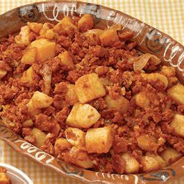 Papa con Chorizo