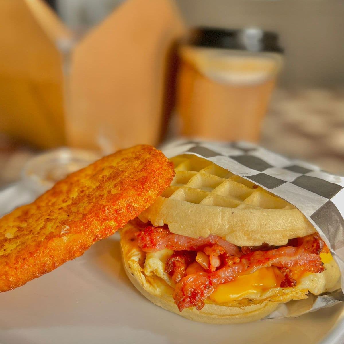Waffle Sándwich Combo