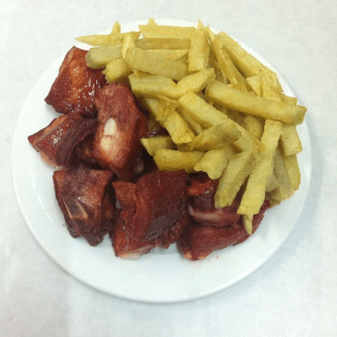 Porción de Costilla con Papa 500 Gr