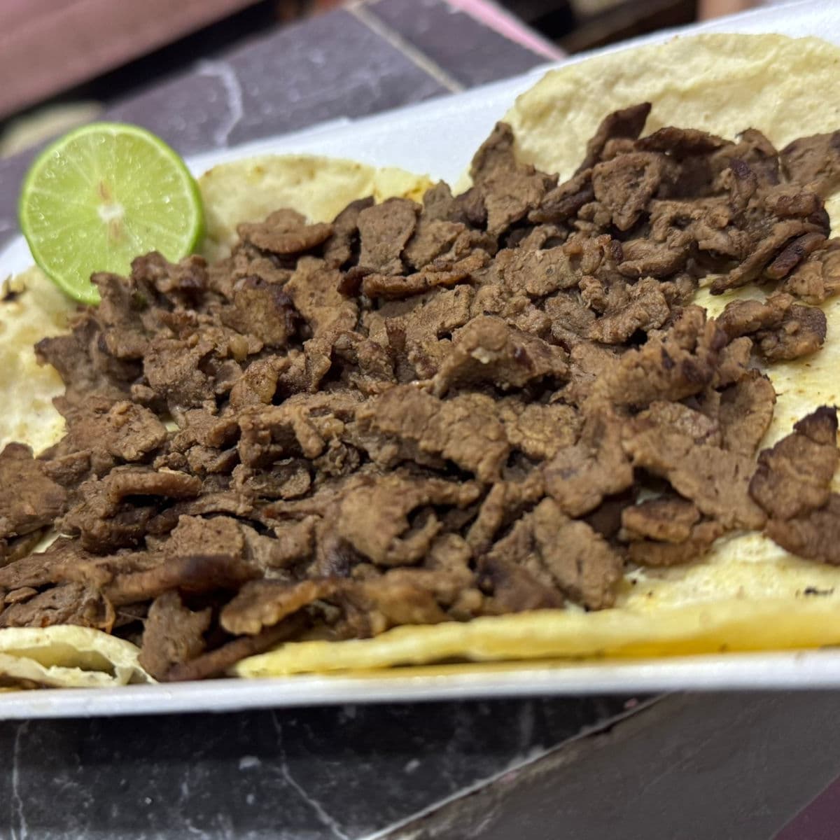 Tacos de Bistec