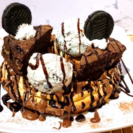 Waffle Brownie - Mundo de Chocolate