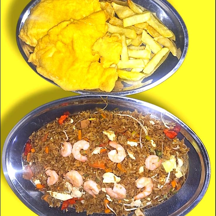 Combo Arroz Chino con Chuleta 4 personas+ Gaseosa
