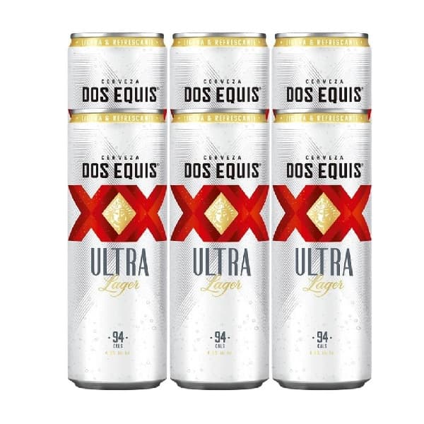 XX Cerveza Ultra Six Pack Lata 355 ml