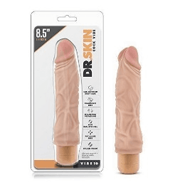 Dr. Skin - Cock Vibe 10 - 8.5 Inch - Beige