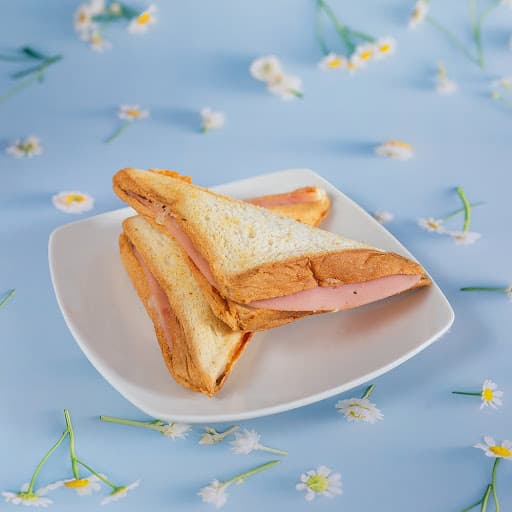 Sandwich, jamón y queso