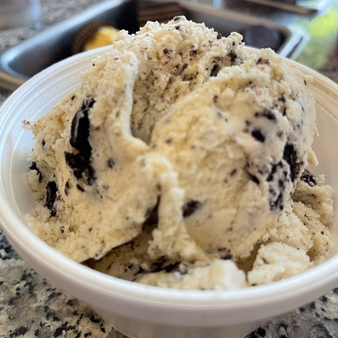Helado de Cookies & Cream para Waffle