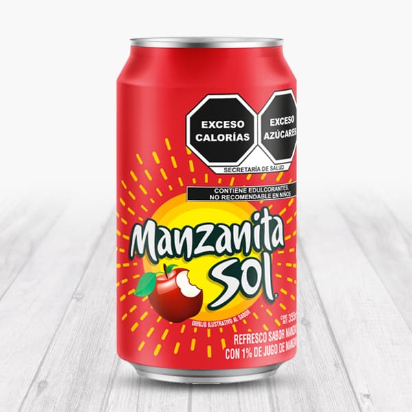 Manzanita Sol de Lata 355 ml.