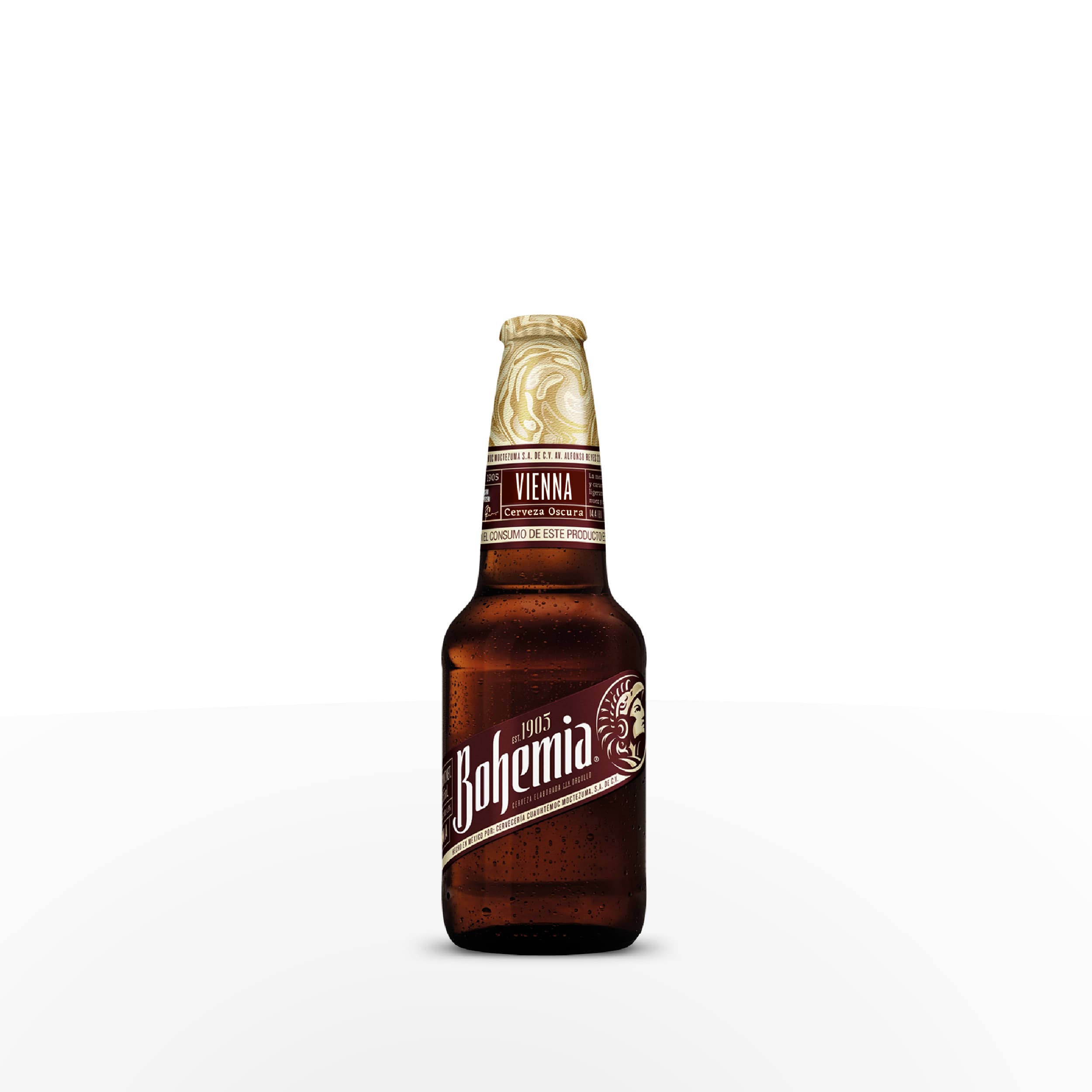CERVEZA BOHEMIA OSCURA BOTELLA NO RETORNABLE 355 M