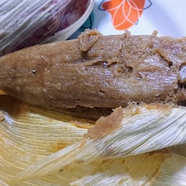 Tamal hoja de maíz Chocolate