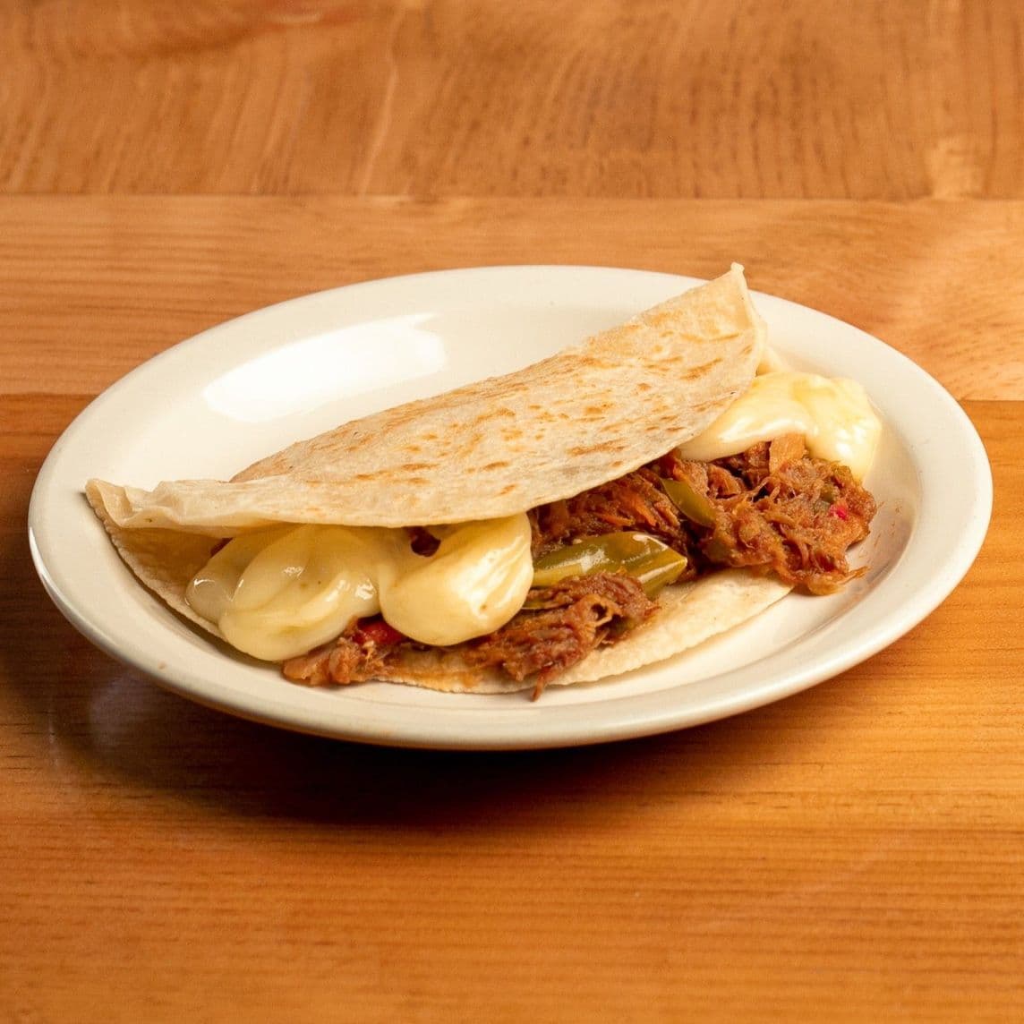 Quesadilla con guisado