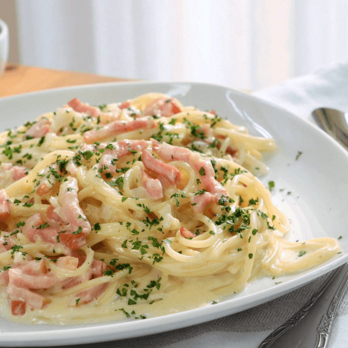Espageti carbonara
