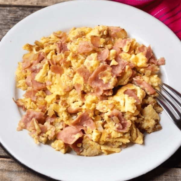 Huevos Revueltos Con Jamon