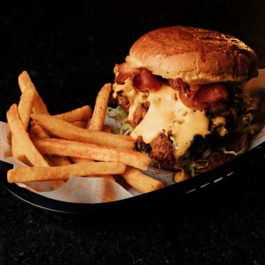 Hamburguesa  Crispy Bacon Cheese