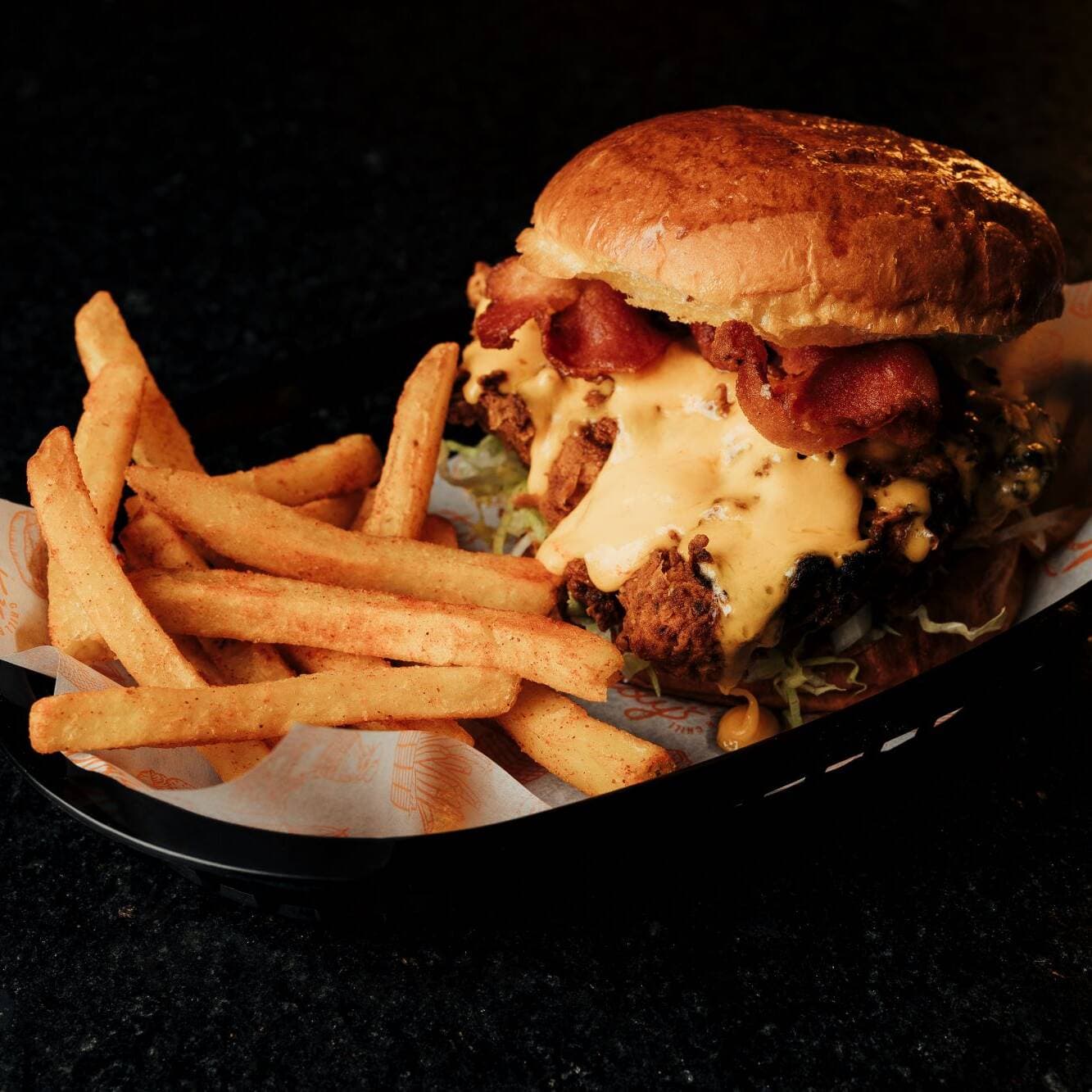Hamburguesa  Crispy Bacon Cheese